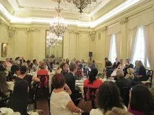 Savannah Guthrie, Eric Fellner, Renée Zellweger, Colin Firth, Sharon Maguire, Helen Fielding